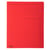 Chemise rigide à bord décalé Forever® 280g/m2 avec impression - 24x32cm - Rouge - x 100 - Exacompta