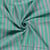 Tissu Viscose Coton aspect Lin rayures Vert Menthe sur fond Gris