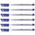 Lot de 6 feutres pour transparent OHPen - STABILO - Pointe fine - Encre soluble - Bleu