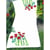 LUC - Kit chemin de table à broder point de croix Fleurs rouges et bleues