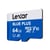 LEXAR Carte microSDXC Blue Plus UHS-I 64Go V10 100MB/s avec adaptateur carte SD