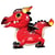 Eugy 3D Modèle: FANTAISIE / DRAGON rouge 9.3x5.3x7.3cm, en carton, en boîte, 6+