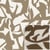 Tissu Fausse fourrure Mouton Korabi écru sur fond Taupe