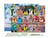 Peinture par Numéro Figured'Art avec Cadre Cabanes à oiseaux - Activité Manuelle Kit de Loisir Créatif DIY Numéro d'Art Complet - 40x50cm toile tendue sur châssis