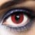 Lentilles fantaisie annuelles - chat, rouge