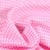 Tissu Rayures Mini carreaux 3 mm Rose pastel