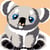 LUC - Kit canevas Soudan Koala 25x25cm