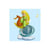 Le Petit Prince - Figurine Le Petit Prince et le renard sur la lune 8 cm - Plastoy