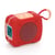 Enceinte Bluetooth Portable LED Colorée Super Bass Appels Mains Libres Autonomie Longue Durée Rouge YONIS