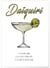 Affiche Cocktail Daïquiri | A3 : 29,7x42cm