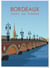 Affiche ville Bordeaux - Pont de pierre | A3 : 29,7x42cm