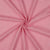 Tissu Voile de Coton vichy coeurs Roses sur fond Blanc