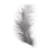Plume duvetée, gris, 10 - 15 cm, 15 pces