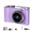 Appareil Photo Numérique 4K Double Objectif Léger Et Portable Violet 2 YONIS