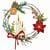 Gabarit de découpe pour machine - Sizzix - Vault Festive Wreath by Tim Holtz