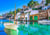 Puzzle 500 pièces - Cala Figuera, Port de Pêche - Majorque - Bluebird Puzzle