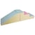 Lot de 2 grands blocs en mousse rose, bleu, jaune (pastel) - Velinda