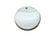 Pendentif rond en nacre et laiton doré - 30mm