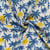 Tissu Double gaze de Coton Orlando palmiers sur fond Blanc cassé