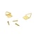 Lot de 6 attaches triangulaires 10 mm pour 1,5 Kg