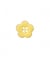 Bouton Coco laqué 4 trous Fleur 18mm - Prym Jaune