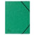 Chemise à élastique sans rabats carte lustrée 355gm2 - A4 - Vert - x 25 - Exacompta