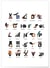 Affiche Alphabet des enfants | A3 : 29,7x42cm