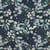 Tissu Viscose stretch Poppy imprimé fleuris Bleu pétrole