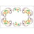 LUC - Napperon Ovale 30x40 cm 100% Coton Blanc Bordé Dentelle