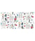 Tissu coton moi Paris de 150 cm de largeur 0001 Blanc vendu par 50 cm