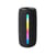 Enceinte Bluetooth LED 10W Son 360° Protection Mesh TWS FM Noir YONIS
