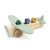 Avion en Bois naturel et bleu Animaux - TRIXIE BABY - Jaune