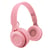 Casque Bluetooth sans Fil Pliable Son Stéréo Mains Libres Entrée Jack Rose YONIS