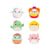 Squishville Mini Squishmallows - Pack 6 peluches Squishville Mini Squishmallows A 5 cm