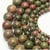 Fil de 44 perles ronde en pierre en pierre naturelle UNAKITE 8 mm