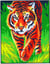 Kit canevas Le tigre 20x25cm