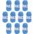 10 pelotes - 100% acrylique - Bleu - 969 - 50g - 140m - DMC - Knitty 4 - Tricot