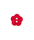 Carte de 3 boutons Fleurs blanc 18mm - Union Knopf Rouge