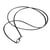 Collier En Caoutchouc 42Cm 1.2 Collier En Caoutchouc 42Cm 1.25Mm