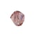 Swarovski Elements Perle cristal Helix, rose chiffon, 6 mm, boîte 10 pces