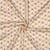 Tissu Jersey Coton imprimé Rayures vichy fleuris ocre sur fond Ecru