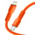 Forever Câble de Charge 2.4A et Synchro USB-C vers Lightning 27W 1,8m Orange
