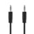 Nedis Câble audio jack stéréo 1.5 m mâle vers mâle compact Noir