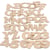 Chiffres & Lettres, H : 4 cm, ép. 2,5 mm, 36x10 Pq./ 1 Pq.
