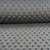 Tissu Doudou Ultra doux Pois Gris anthracite