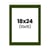 Passe-partout - Vert - 18x24cm - Photo 10x15cm - Pour cadre - Encadrement