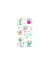 Stickers transparents life is sample fleurs ARTEMIO