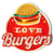 Lot de 3 écussons thermocollants Love Burgers 5x5cm