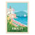 Affiche 50x70 cm - Amalfi Coast - Olahoop Travel Posters