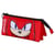 Sonic The Hedgehog - Triple trousse SEGA Knuckles Sight Red